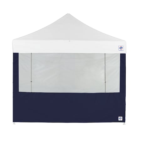 E-Z Up TAA Compliant Food Booth Sidewall, 13' W x 13' H, Navy Blue SW3FB13TCNB